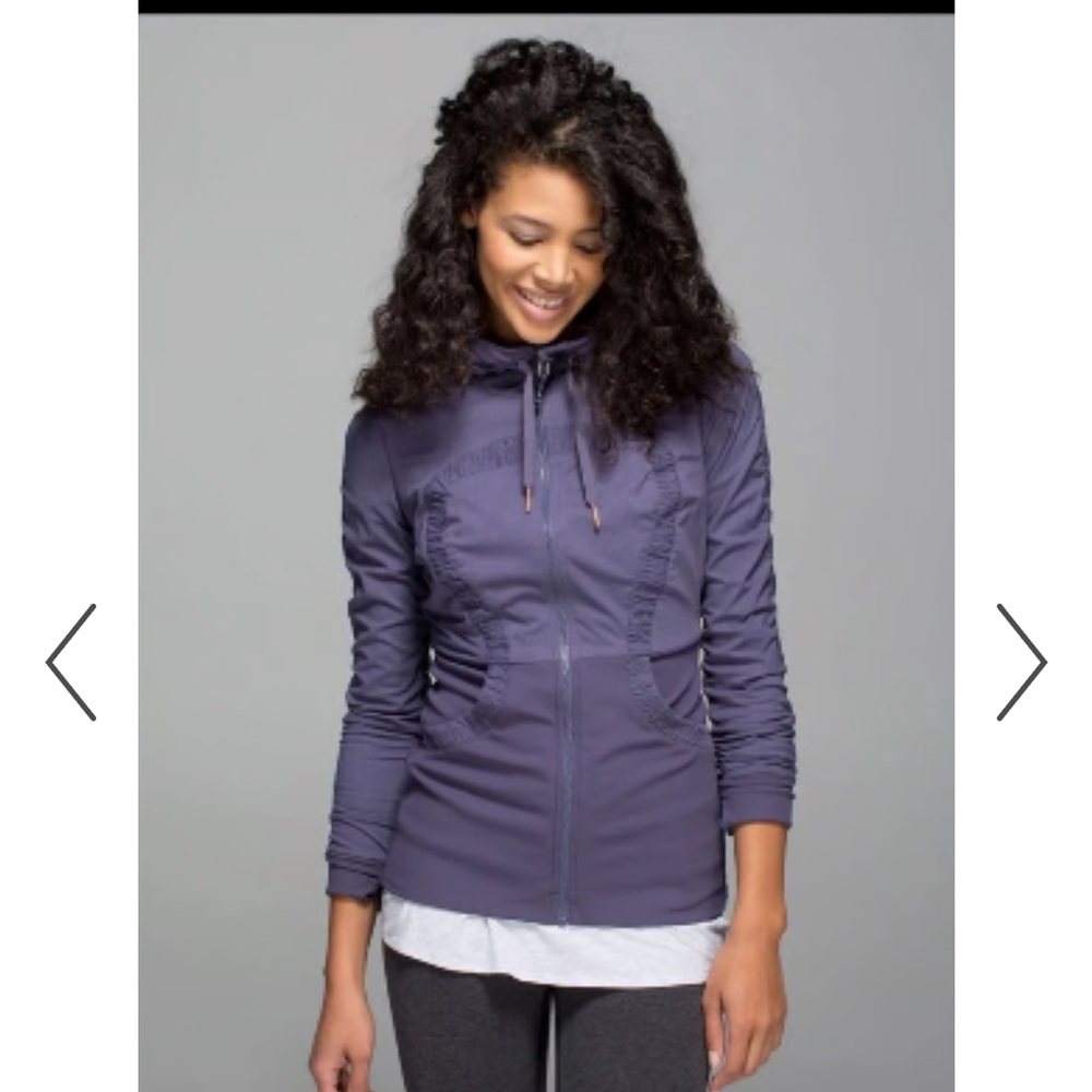 Lululemon Athletica Dark Purple Hooded Jacket